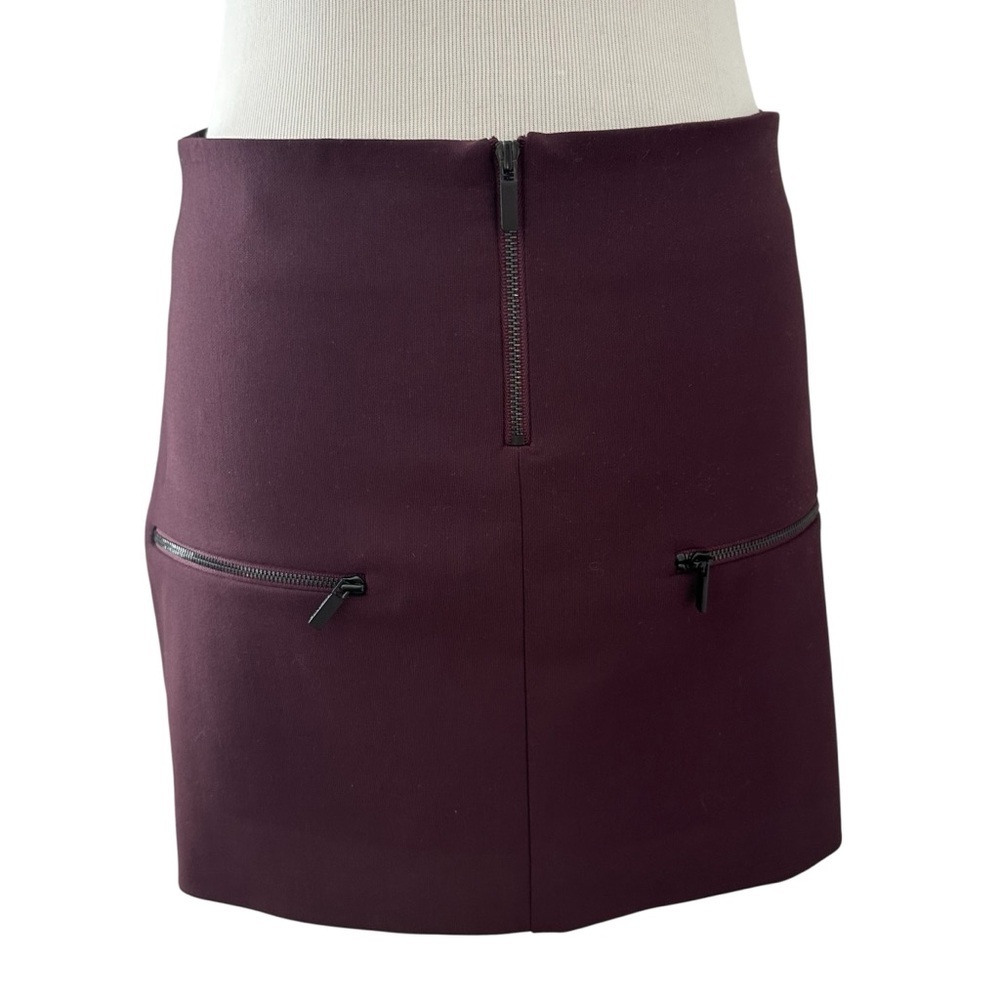 Elizabeth and James Deep Purple, burgandy, maroon Mini Skirt